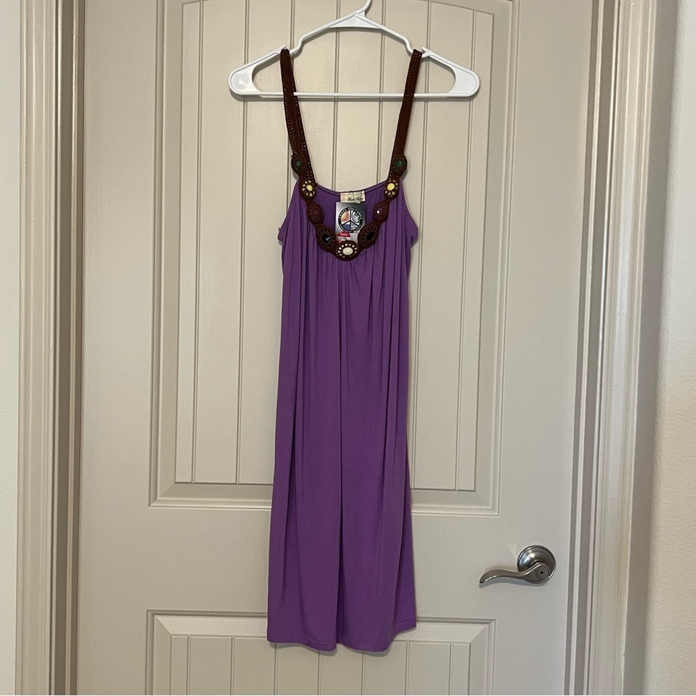 Light Purple Dress with crochet straps